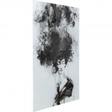 Glass Picture Smokey Hair 100x150cm Kare Design