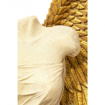 Wall Decoration woman bust gold wings 203x140cm Kare Design