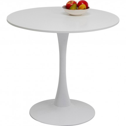 Table Schickeria 80cm blanche Kare Design