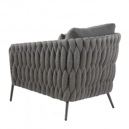 Gescova Vigo anthracite grey garden armchair