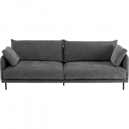 Sofa Edna 3-Seater Grey 245cm Kare Design