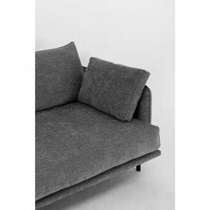 Sofa Edna 3-Seater Grey 245cm Kare Design