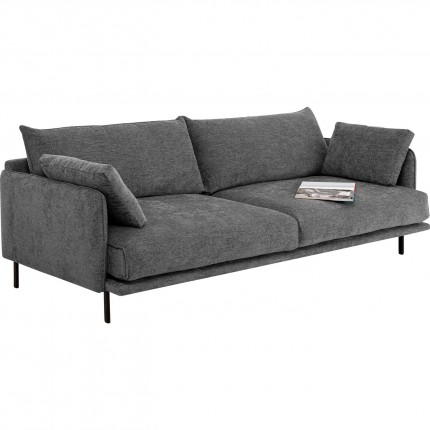 Sofa Edna 3-Seater Grey 245cm Kare Design