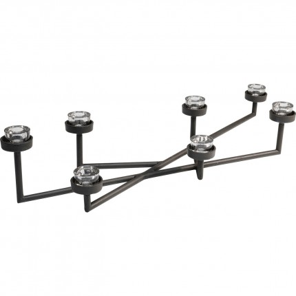 Candle Holder Many Arms black Kare Design