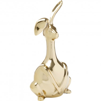 Déco lapin 37cm doré Kare Design