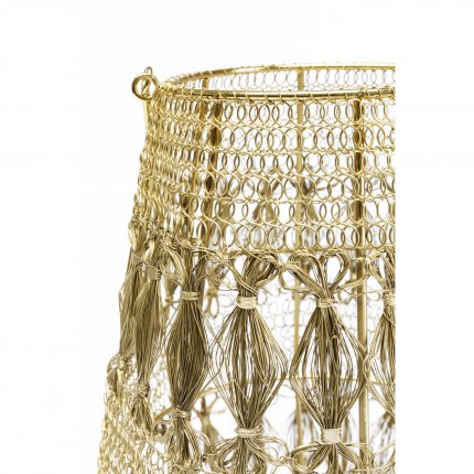 Lantern Hayat gold 33cm Kare Design