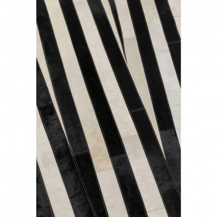 Carpet Tapes black white 240x170cm Kare Design