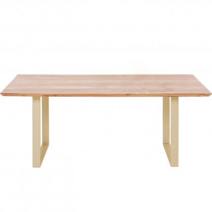 Table Symphony 200x100cm acacia laiton Kare Design