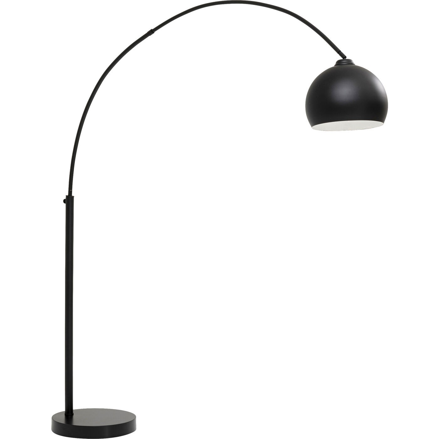 Kare Design Lampadaire Lounge 175cm noir mat