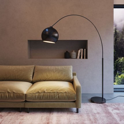 Floor Lamp Lounge 175cm matt black Kare Design