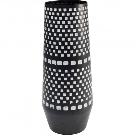 Vase Squares black and white 40cm Kare Design