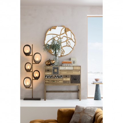 Wall Mirror Pieces Gold Ø100cm Kare Design