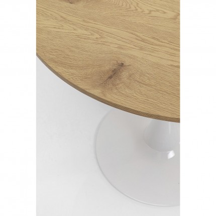 Table Schickeria Ø80cm oak and white Kare Design