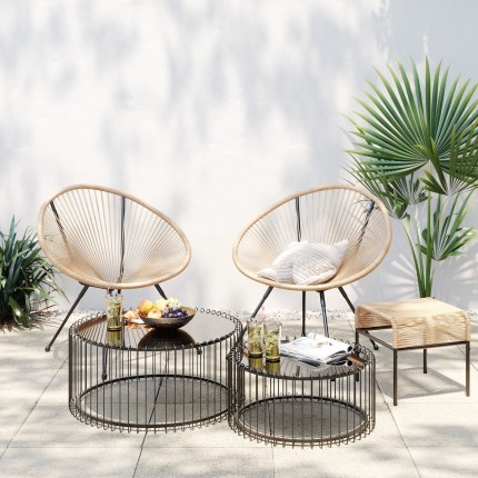 Outdoor Stool Acapulco nature Kare Design