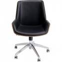 Chaise de bureau pivotante Rouven noire Kare Design