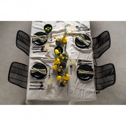 Cutlery Gloria Matt Black (16-part) Kare Design