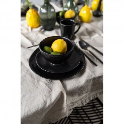 Bowl Organic Black Ø15cm (4/Set) Kare Design