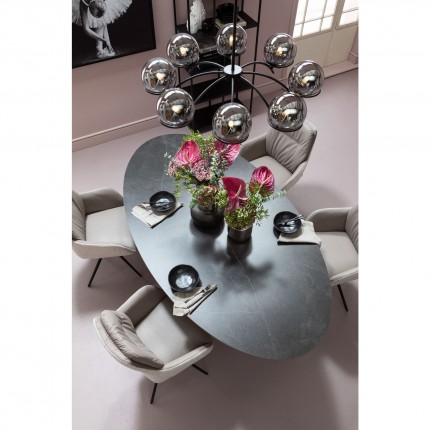 Table Grande Possibilita 220x120cm black Kare Design