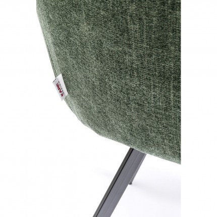 Chair with armrests Lady Loco Coco green Kare Design