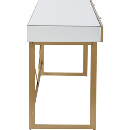 Desk Soran gold 120x50cm Kare Design