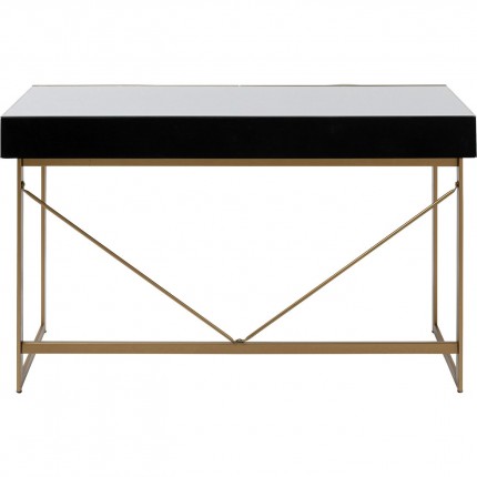 Desk Soran gold 120x50cm Kare Design