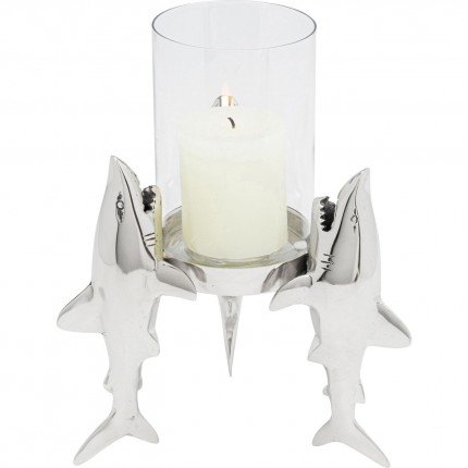 Tealight Holder Shark trio Kare Design