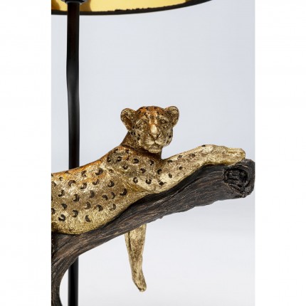 Table Lamp lounging leopard Kare Design