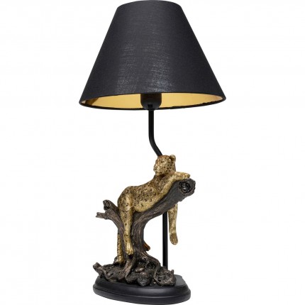 Table Lamp lounging leopard Kare Design