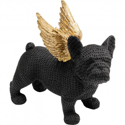 Deco Angel Puppy black and gold Kare Design