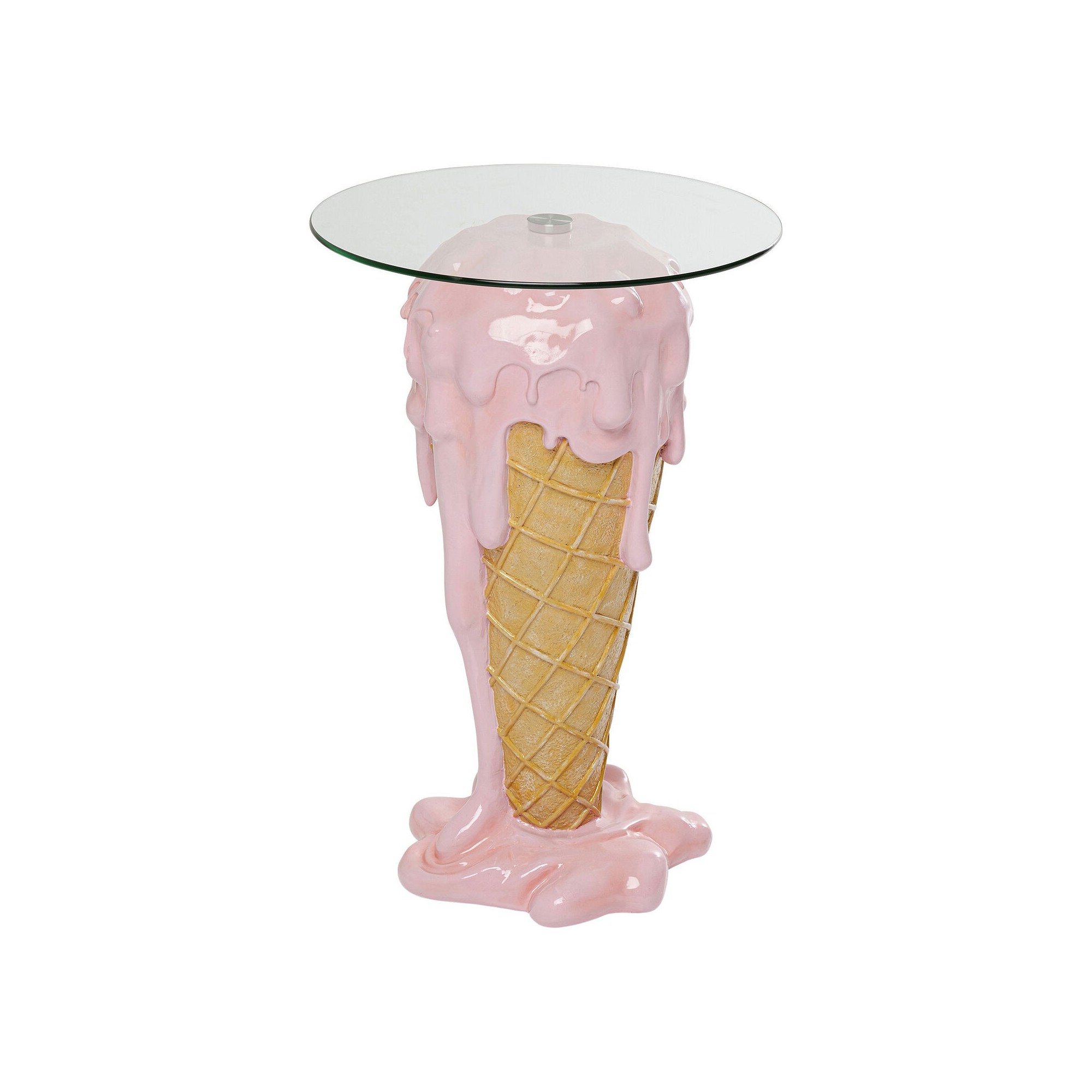 Table d'appoint glace 48cm Kare Design