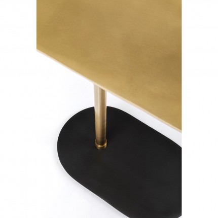 Side Table Slide black and gold Kare Design