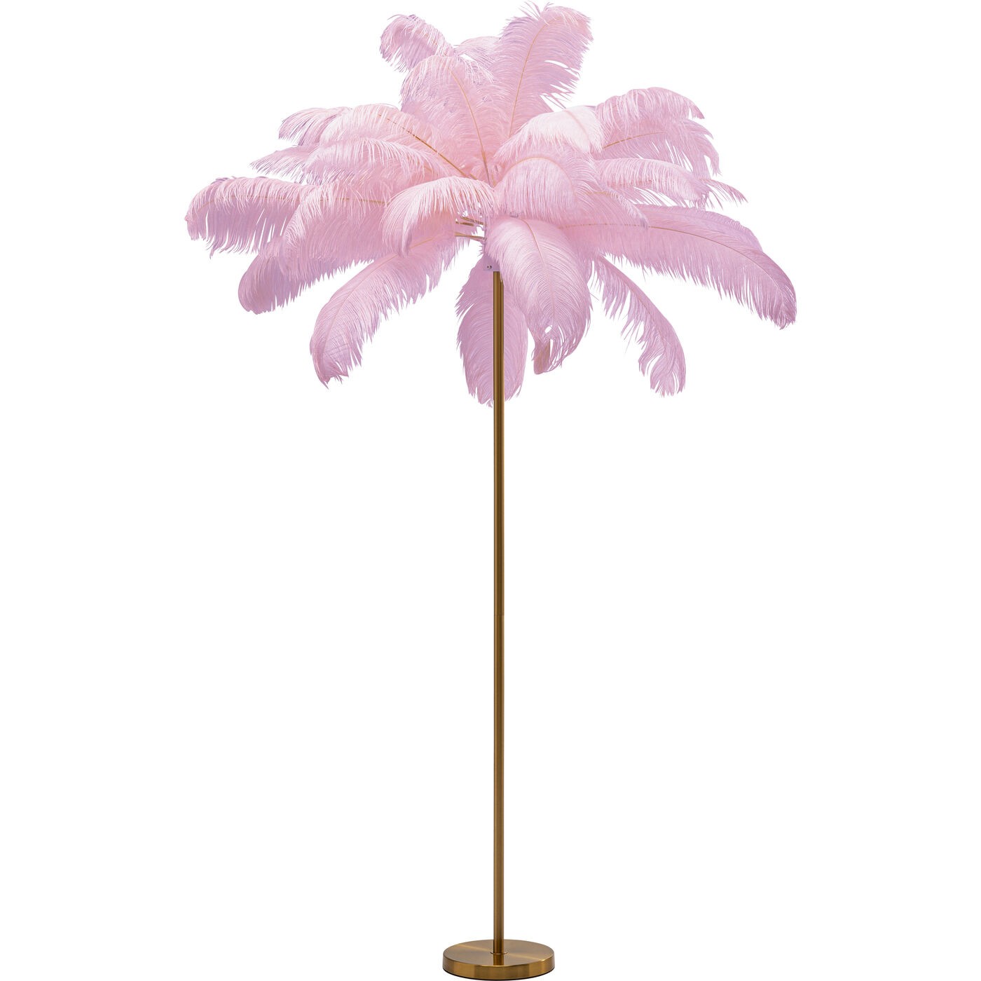 Kare Design Lampadaire plumes 165cm rose