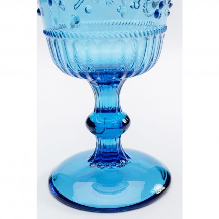 Wine glass Greece blue (6/set) Kare Design