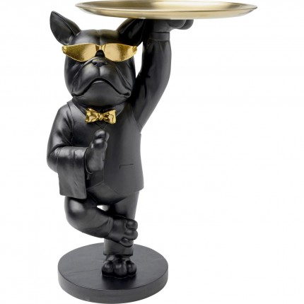 Side Table butler Bulldog black Kare Design