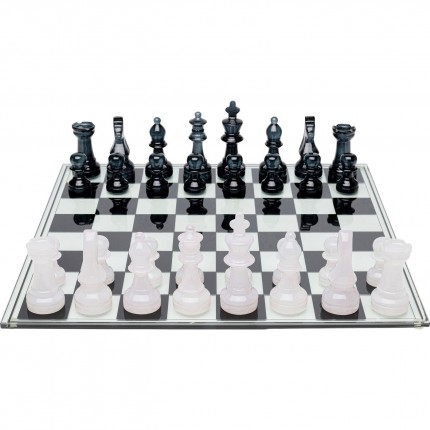 Chess Game transparent 60x60cm Kare Design