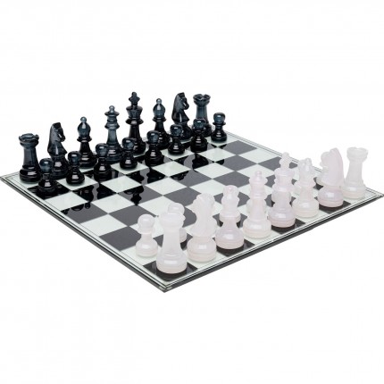 Chess Game transparent 60x60cm Kare Design