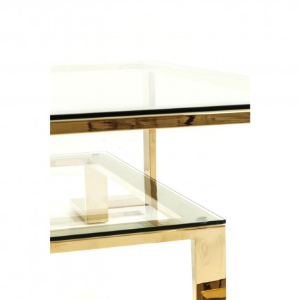 Coffee Table Rush 120x120cm gold Kare Design