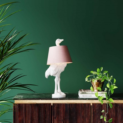 Lampe autruche blanche Kare Design