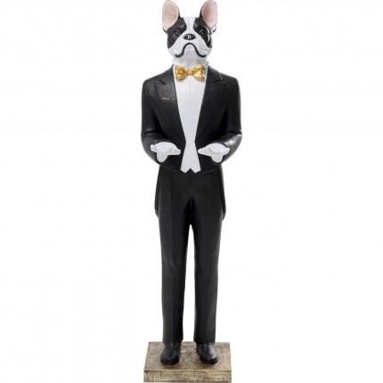 Deco XL Butler Dog 165cm black and white Kare Design