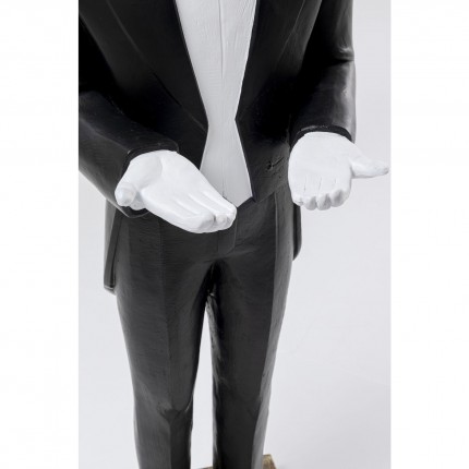 Deco XL Butler Dog 165cm black and white Kare Design