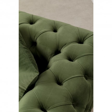 Sofa Bellissima 2-seater velvet green Kare Design