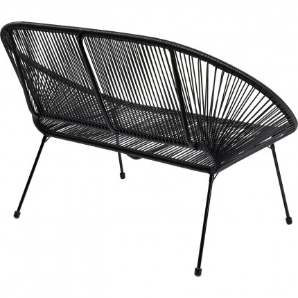 Outdoor Bench Acapulco black Kare Design