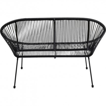 Outdoor Bench Acapulco black Kare Design