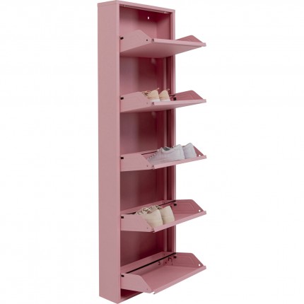 Shoe Container Caruso pink 5 drawers Kare Design