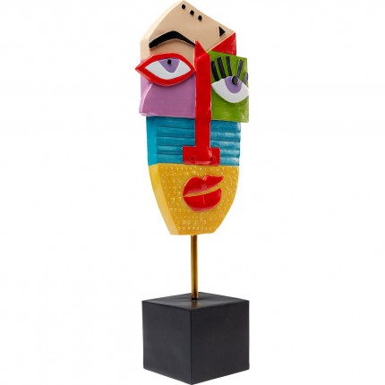 Deco Abstract Face Multicolour Kare Design