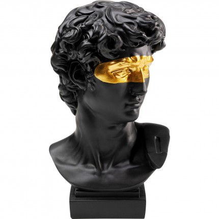 Deco black man profile gold mask Kare Design