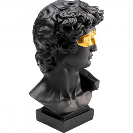 Deco black man profile gold mask Kare Design