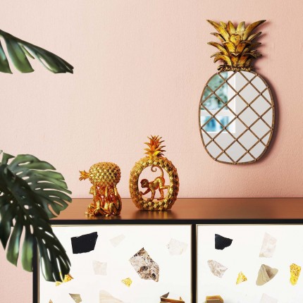 Wall Decoration Pineapple Spiegel Kare Design