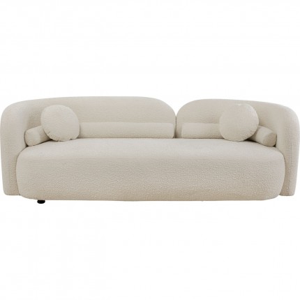 Sofa Kelly Boucle 3-Seater Cream Kare Design