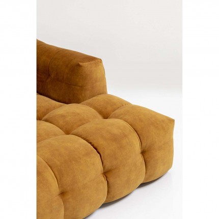 Corner Sofa Salamanca velvet ochre right Kare Design